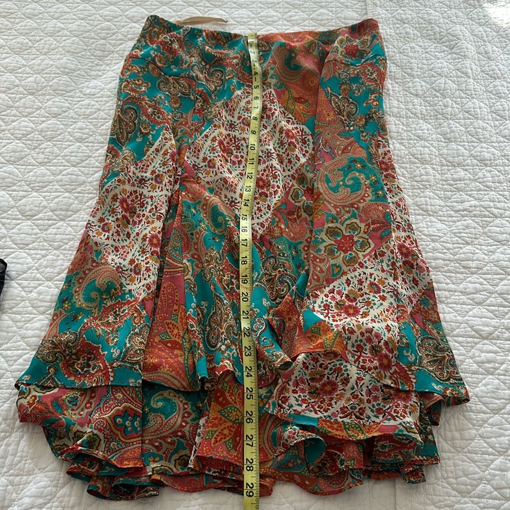 Chaps Ralph Lauren Romantic trumpet double flare Skirt Size: MD - NWOT